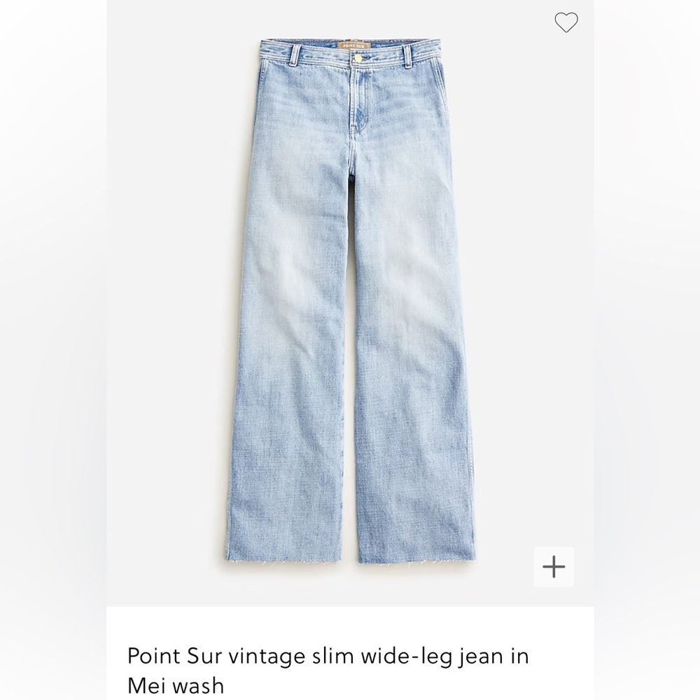 J.Crew Point Sur Jeans, Size 27.
